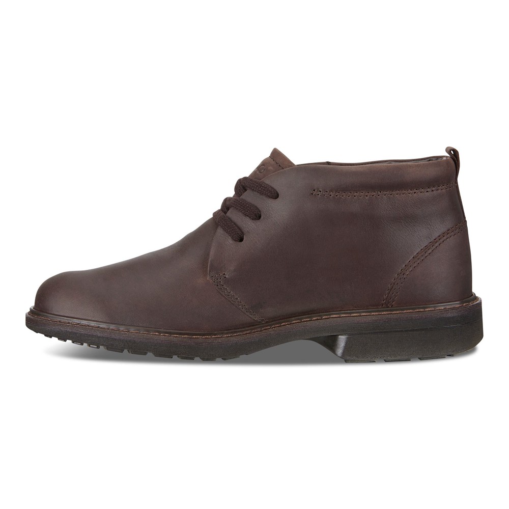 Mens Ankle Boots - ECCO Turn - Brown - 9173TOSAD